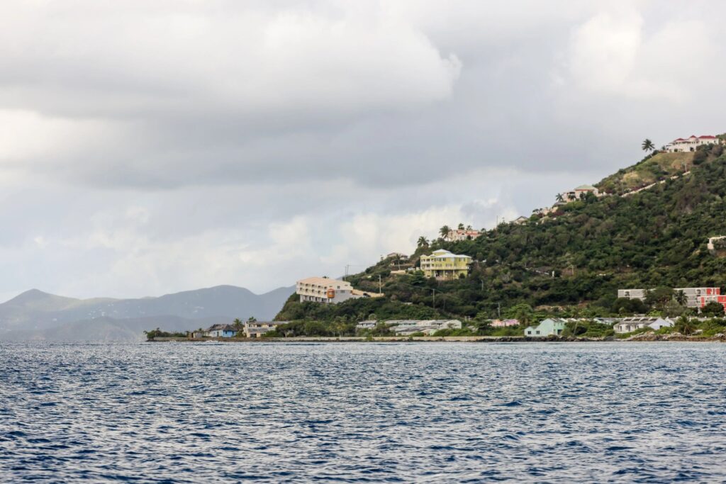 BVI tropical community waterfront